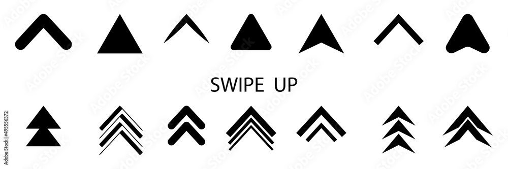 Poster sketch button with black arrow set. black computer cursor set. vector illustration. stock image.