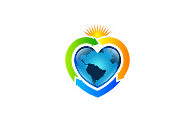  Illustration graphic vector of a happy earth day for environment safety celebration logo design template