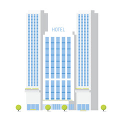 Ilustraci&oacute;n de hotel