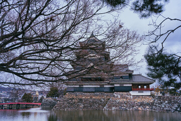 冬の国宝松本城