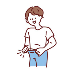 フィットネスをする男性(スポーツ、マラソン、ジョギング、運動、ダイエット、自分磨き、体操、ジム、エクササイズ、夏) A man who does fitness man.Sports, marathon, jogging, exercise, diet, self-polishing, gymnastics, gym, exercise, summer.