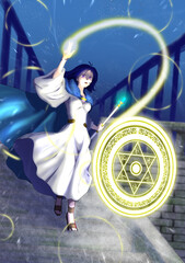 魔術師　魔法陣