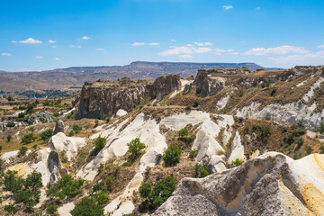 Fototapeta na wymiar landscape of national park in Cappadocia, Urgup, Turkey.