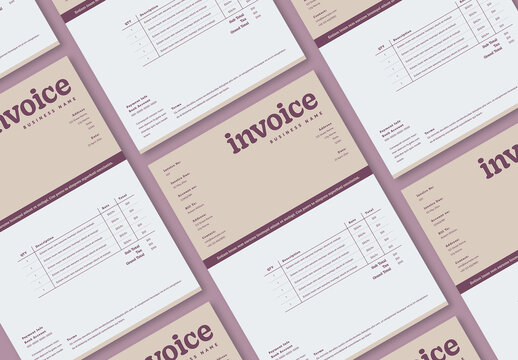 Modern and Simple Invoice Layout