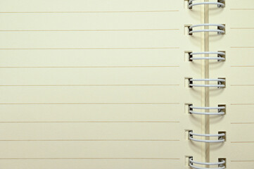 white notebook with line, stationary object
