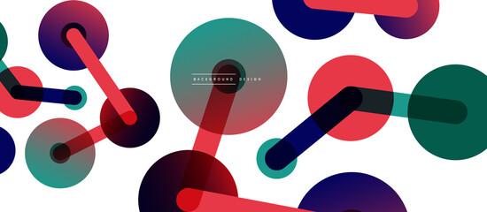 Network concept abstract background. Dots connection. Big data idea. Business template for wallpaper, banner, background or landing
