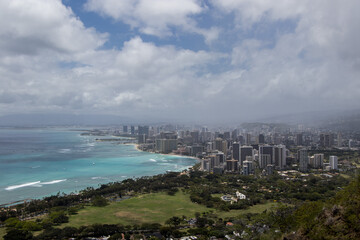 Fototapeta premium Honolulu Hikes at Diamond Head