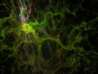 Imaginatory fractal abstract background Image
