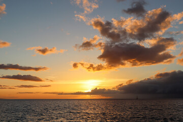 Fototapeta premium Maui Sunsets from Lahaina