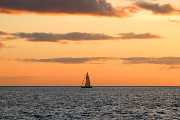 Fototapeta premium Maui Sunsets from Lahaina