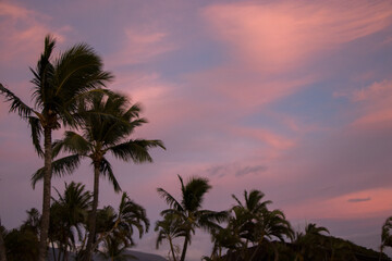 Fototapeta na wymiar Maui Sunsets