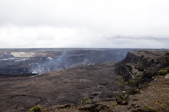 Volcanic Views at Kilauea Crater, Hawaii