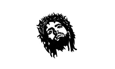 Jesus Christ vector designs for banner, greetings, 
t-shirts