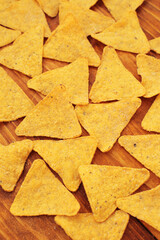 .Corn triangular snacks