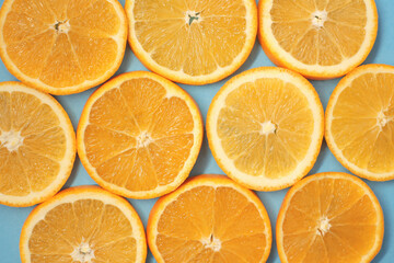 .Juicy oranges