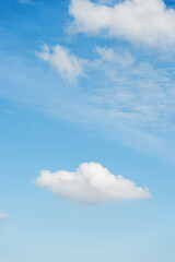 Blue sky with clouds for background