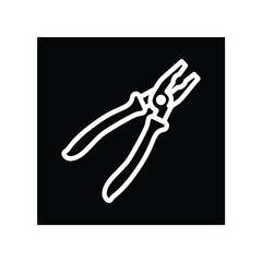 Long nose pliers icon