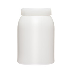 Cosmetic bottles with lid isolated on white background. Bottle with hand sanitizer. Antimicrobial liquid gel. Hand hygiene. Shampoo bottle. Medicine bottle. Liquid soap.