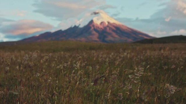 Volcano Cotopaxi on Ecuador