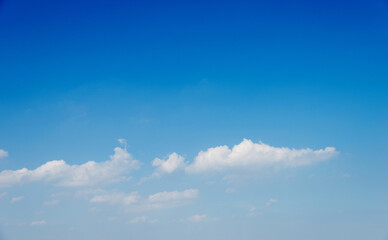 Blue sky with white clouds