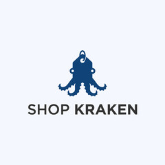 octopus shop logo or shop logo