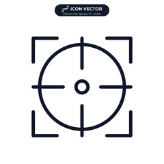 target icon symbol template for graphic and web design collection logo vector illustration