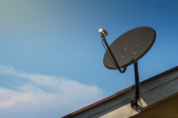 install Satellite dish on the roof.