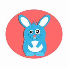 Easter bunny cartoon | Easter bunny cute vector | Easter bunny illustration