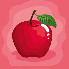 apple fresh fruit label