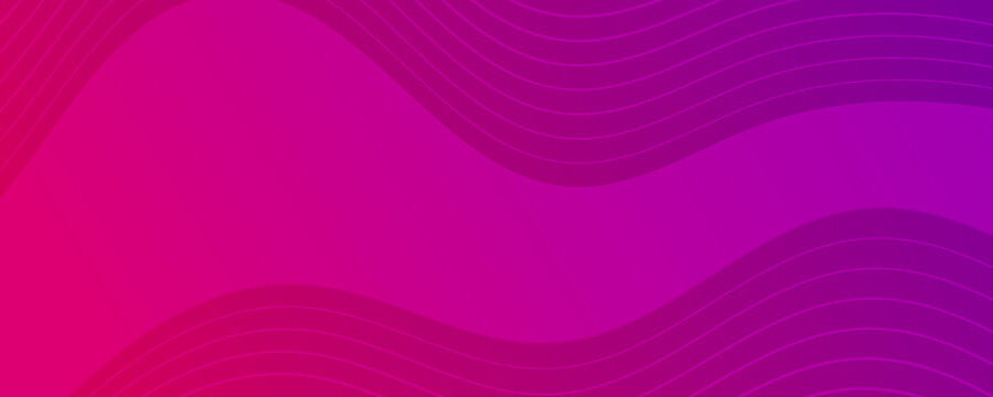 Modern colorful gradient background with wave lines