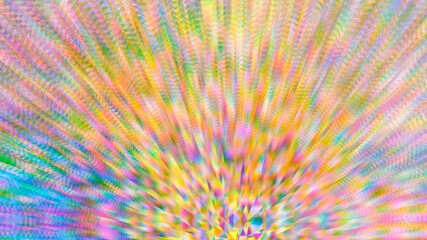 Abstract textural blurred glowing crystalline background.