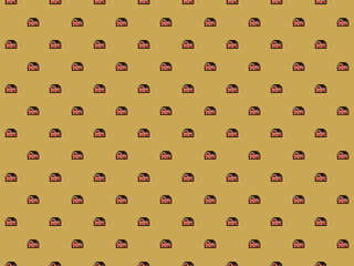 Pixel red barn background - high res seamless pattern