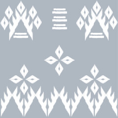 ethnic pattern on indigo background