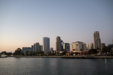 Fototapeta na wymiar San Diego Sunsets