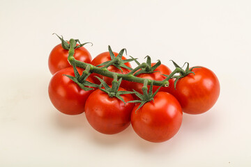 Fresh ripe cherry tomato branch