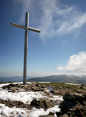 Cross on Mount Hoverla, Ukraine