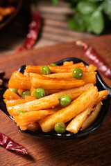 preserved mixed pickles radish vegetable.side dish