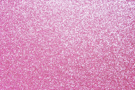 Pink sparkle glitter paper texture as background