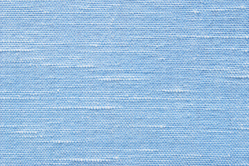 Blue canvas fabric for background, blue linen texture as background