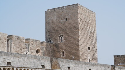 Fototapeta na wymiar Norman fortifications in southern Italy
