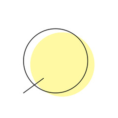 Pop and simple speech bubble with color