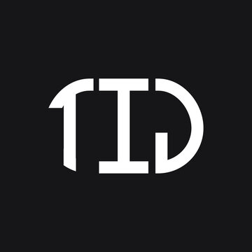 TIJ letter logo design on Black background. TIJ creative initials letter logo concept. TIJ letter design. 
