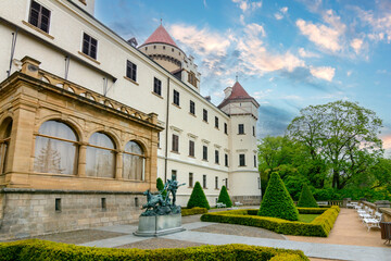Fototapeta na wymiar Konopiste castle and gardens in Bohemia, Czech Republic