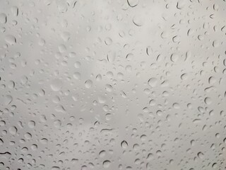 rain drops on the window