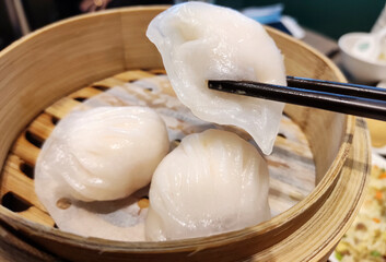 Har Gao steamed shrimp dumplings