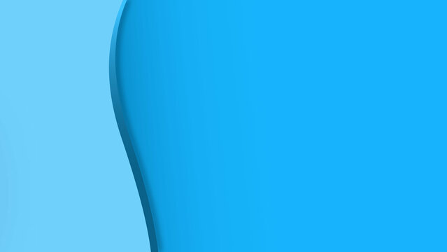 simple vertical soft blue curve wave shape for texture and presentation background template