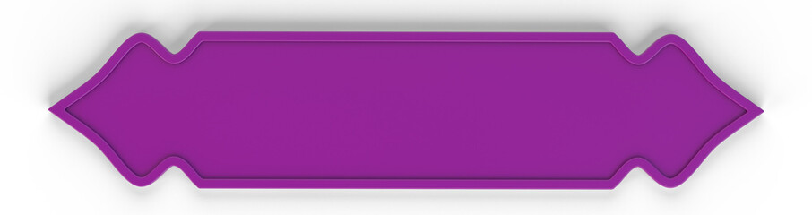 Obraz premium Ramadan Text Frame Top Side