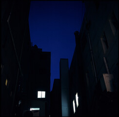 blue night