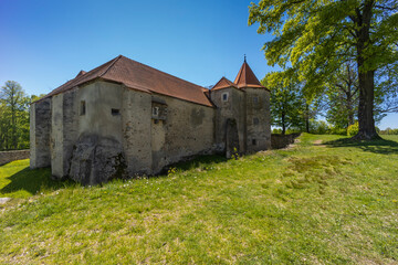 Fototapeta premium Cuknstejn Fortress near Nove hrady, Southern Bohemia, Czech Republic