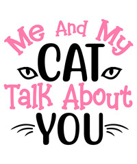 Obraz premium Cat SVG Bundle, Cat SVG, Cat lady svg, crazy cat lady svg, cat lover svg,